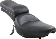 Mustang Studded 2-Up Seat Black