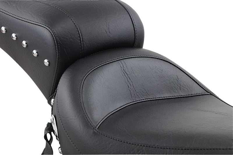 Mustang Studded 2-Up Seat Black Each