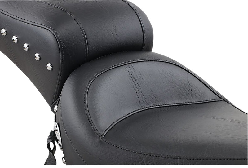 Mustang Studded 2-Up Seat Black Each