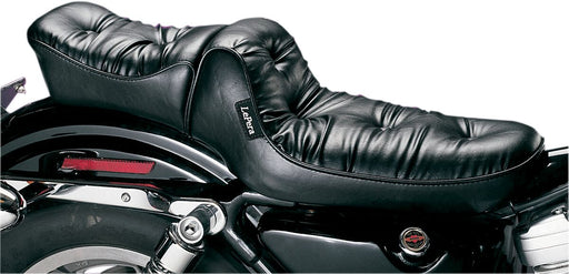 Le Pera Regal Plush "Pillow" 2-Up Seat Black