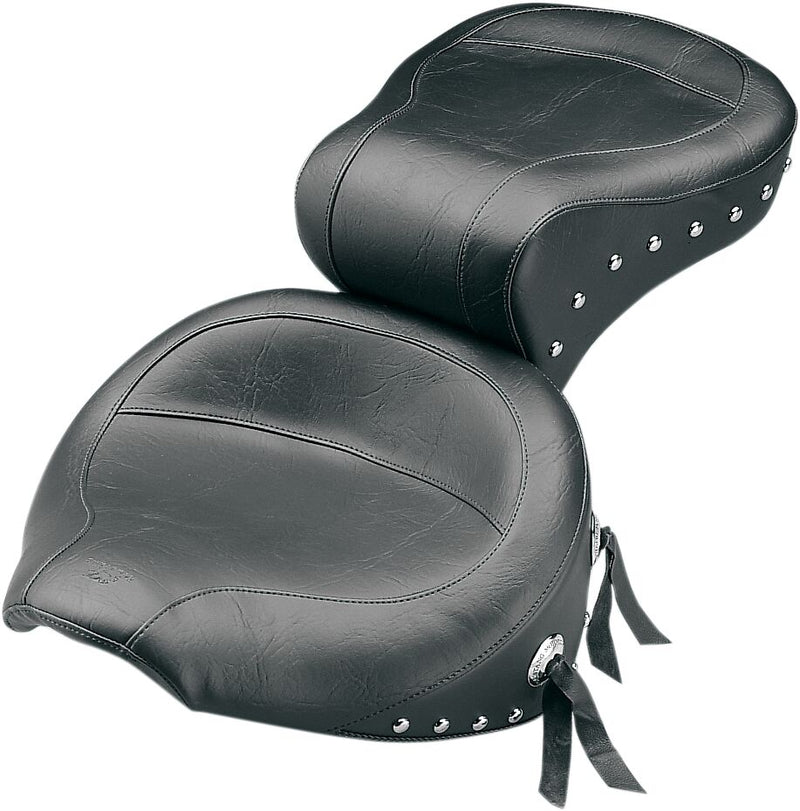 Mustang Studded 2-Up Seat Black