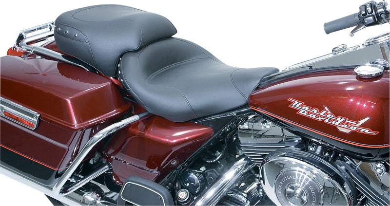 Mustang Studded Wide Touring Seat Black Solo Seat Each