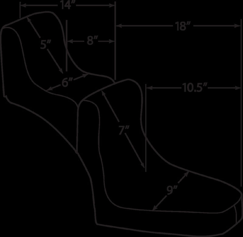 Rear Scorpion Seat Black - DS907040