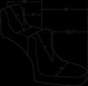 Custom Scorpion Solo Seat Black - DS907740