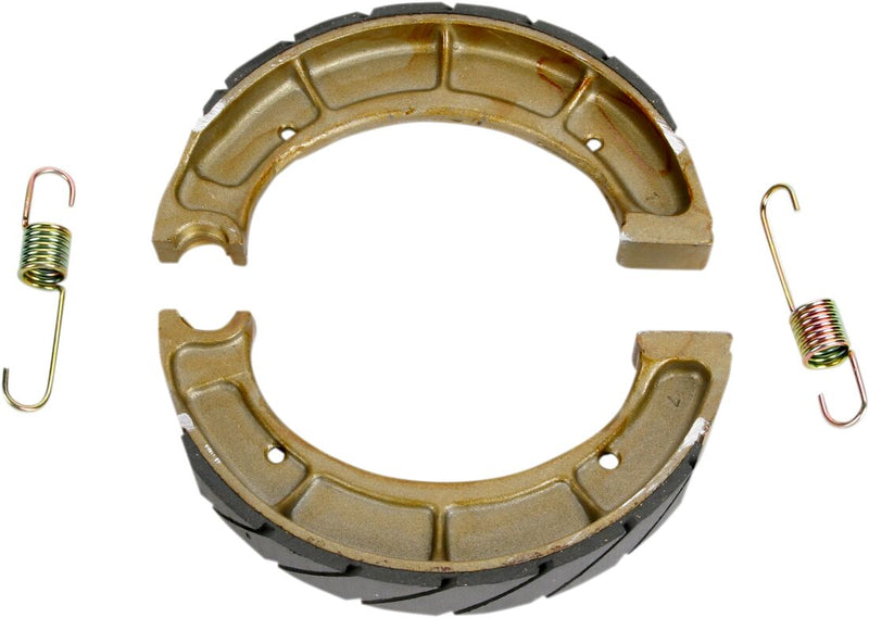 EBC Grooved "G" Brake Shoes for 1975-1980, 1990-2004 YAMAHA "G" Grooved Front Rear Sintered Metal Copper Set