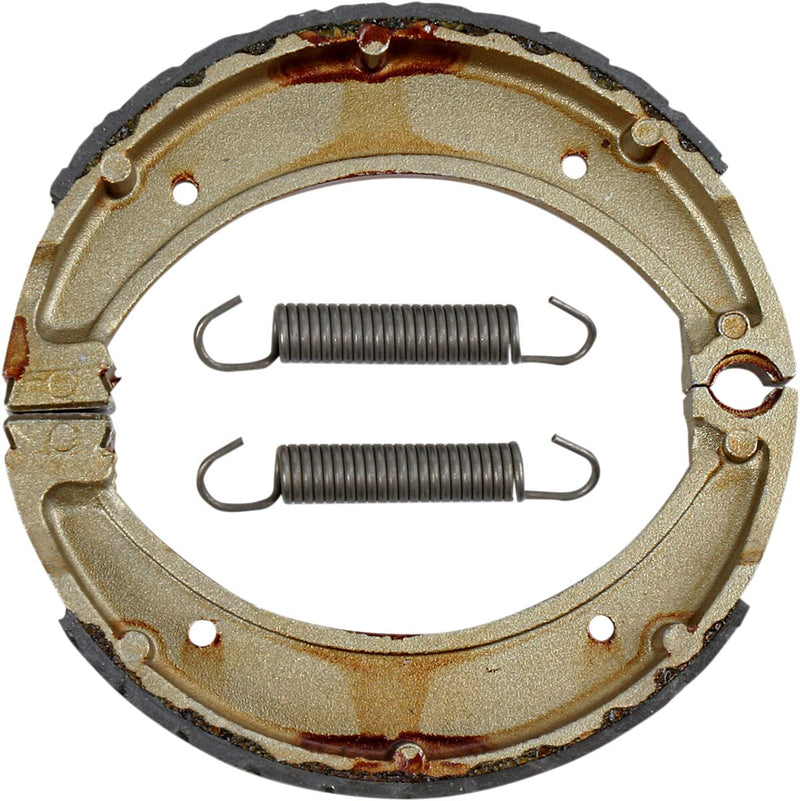 EBC Grooved "G" Brake Shoes for 1971-1990, 2004-2009 HUSQVARNA "G" Grooved Front Rear Organic Base Set