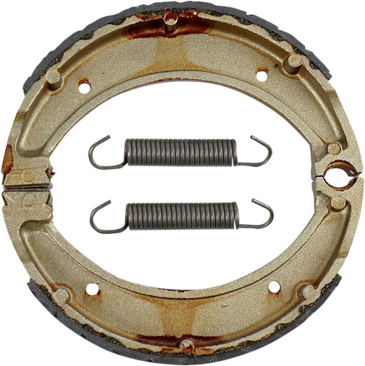 EBC Grooved "G" Brake Shoes for 1971-1990, 2004-2009 HUSQVARNA "G" Grooved Front Rear Organic Base Set