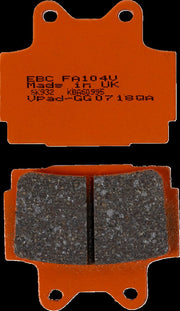 EBC Organic Base "FA" Brake Pads for 1983-2003 YAMAHA FA Series Front Front Left Aramid Fibre Set of 2 - FA104