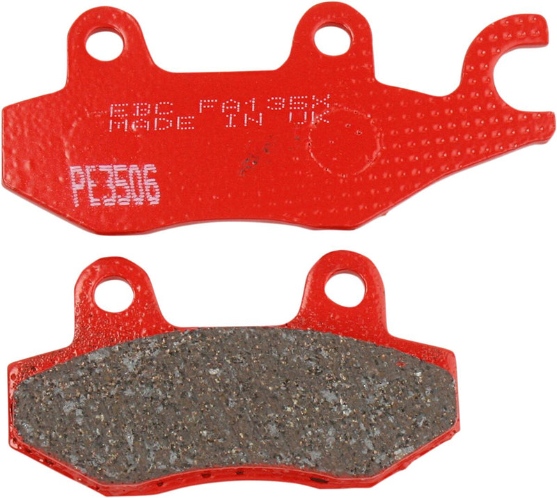 EBC Sport Carbon "X" Brake Pads FA-TT Series Front Front Left Semi-Sintered Metal Carbon Graphite Set of 2
