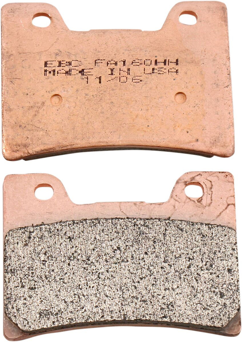 EBC Sintered "HH" Brake Pads for 1989-2003 YAMAHA FA-HH Series Front Sintered Metal Copper Alloy Set of 2 - FA160HH