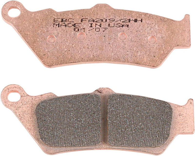 EBC Sintered "HH" Brake Pads FA-HH Series Front Rear Sintered Metal Copper Alloy Set of 2 - FA209/2HH