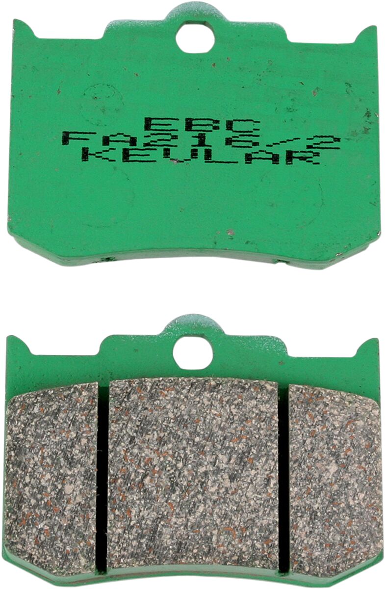 EBC Ceramic Caliper Brake Pads FA Series Front Left Organic Base Aramid Fibre Set of 2 - FA216/2