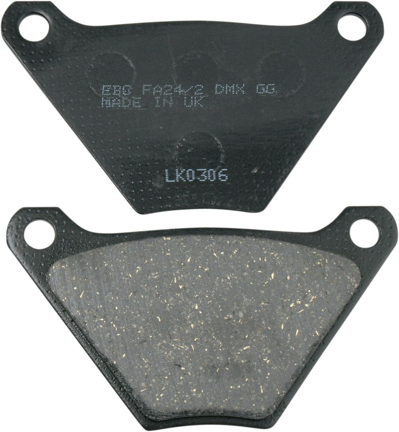 EBC Organic Harley/Buell Brake Pads for 1972-1985, 2011 Harley-Davidson FA Series Front Rear Organic Base Aramid Fibre Set of 2