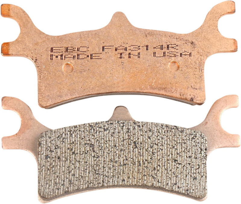 EBC Long-Life Sintered "R" Brake Pads for 2002-2015 POLARIS FA-R Series Rear Sintered Metal Bronze Set of 2