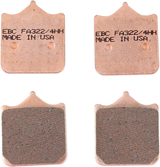 EBC Sintered "HH" Brake Pads FA-HH Series Front Sintered Metal Copper Alloy Set of 2