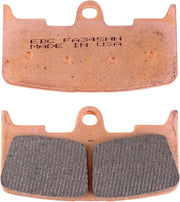 EBC HH Sintered Harley/Buell Brake Pads for 2002-2010 BUELL FA-HH Series Front Sintered Metal Copper Alloy Set of 2