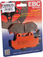 EBC Organic Base "FA" Brake Pads for 1981-1984, 1987-1998 HONDA FA Series Front Aramid Fibre Set of 2