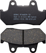 EBC Organic Base "FA" Brake Pads for 1981-2000 HONDA FA Series Front Rear Aramid Fibre Set of 2