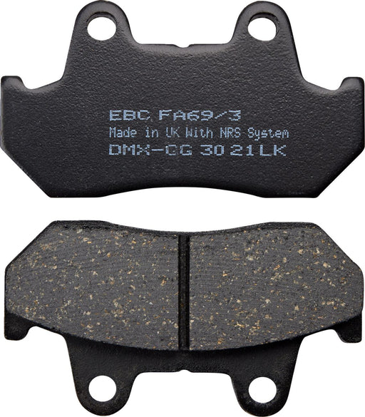 EBC Organic Base "FA" Brake Pads for 1981-2000 HONDA FA Series Front Rear Aramid Fibre Set of 2