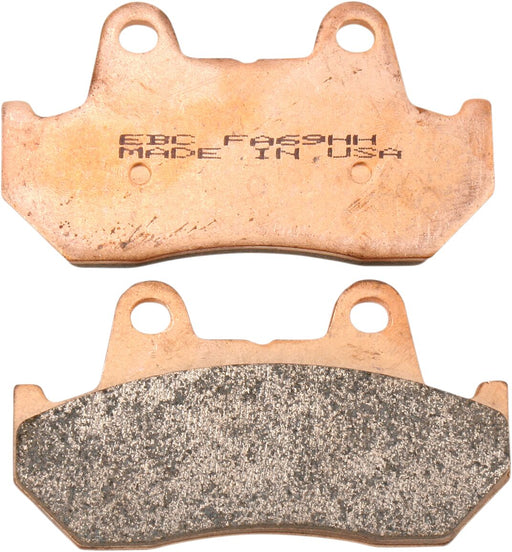 EBC Sintered "HH" Brake Pads for 1981-1990 HONDA FA-HH Series Front Rear Sintered Metal Copper Alloy Set of 2