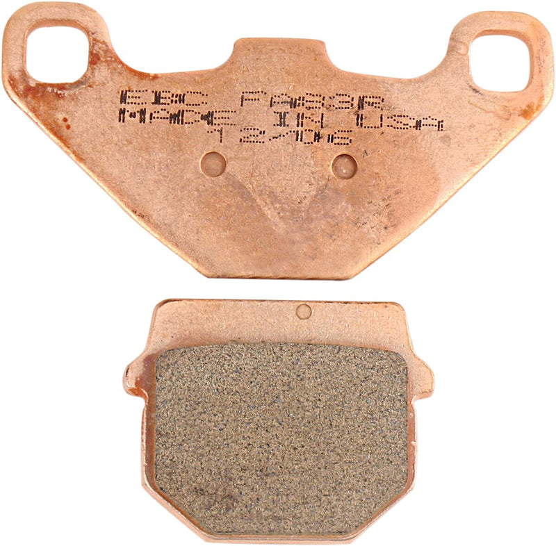 EBC Long-Life Sintered "R" Brake Pads FA-R Series Front Rear Sintered Metal Bronze Set of 2