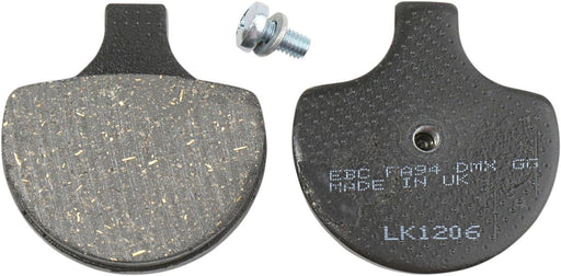 EBC Organic Harley/Buell Brake Pads for 1983-2011 Harley-Davidson FA Series Front Organic Base Aramid Fibre Set of 2