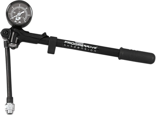 Progressive Suspension Gauge-Mounted Pump Gauge Pump Black Mini Air Shocks Forks
