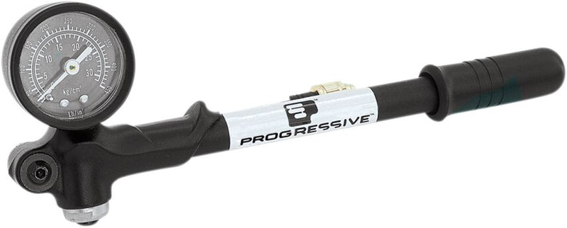 Progressive Suspension Gauge-Mounted Pump Gauge Pump Black Mini Air Shocks Forks