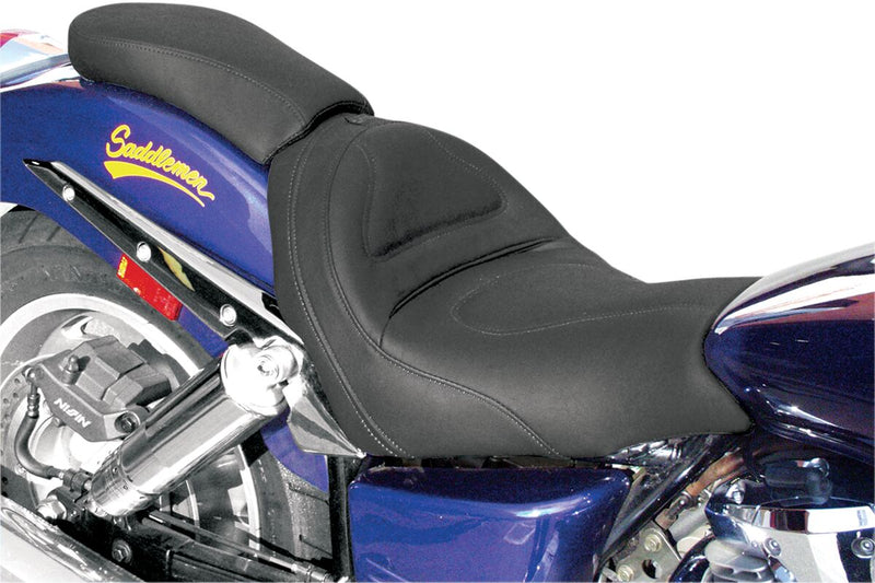 Saddlemen Renegade™ Deluxe Solo Seat Renegade Deluxe Black Saddlehyde™ - H4170J