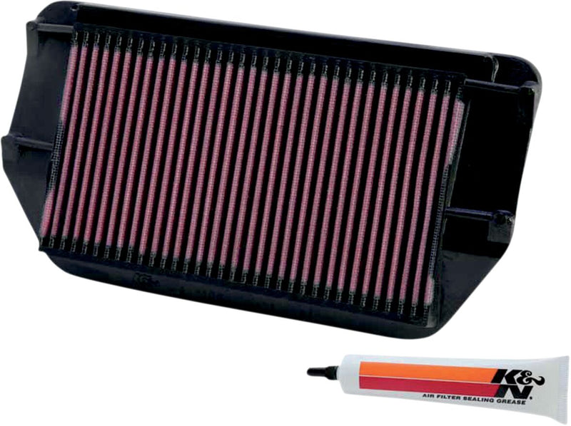 K & N OE Replacement High-Flow Air Filter for 1999-2007 HONDA Black Red