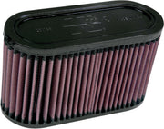 K & N High-Flow Air Filter for 2002-2019 HONDA Black Red Rubber