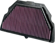 K & N OE Replacement High-Flow Air Filter for 2001-2007 HONDA CBR 600 F Black Red