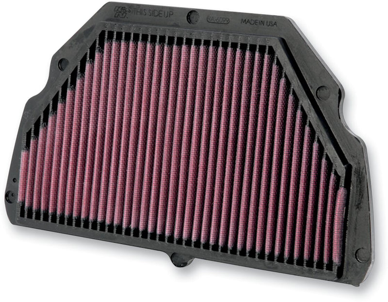 K & N OE Replacement High-Flow Air Filter for 1999-2000 HONDA CBR 600 F Black Red - HA-6099