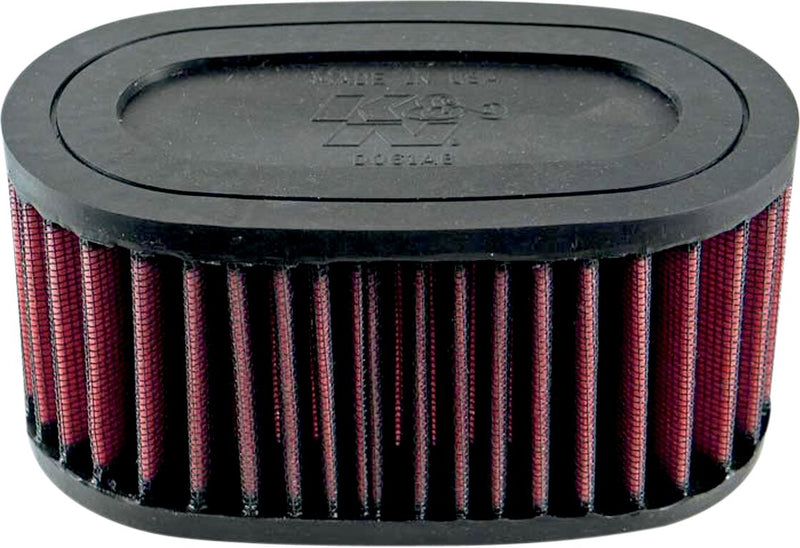 K & N High-Flow Air Filter for 1997-2007 HONDA VT 750 Black Red Rubber - HA-7500