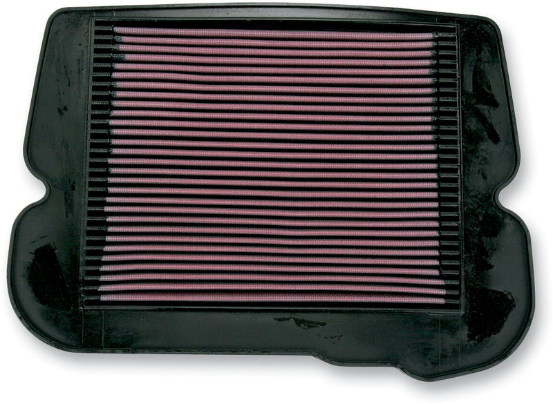 K & N OE Replacement High-Flow Air Filter for 1988-2000 HONDA GL 1500 Black Red