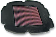 K & N OE Replacement High-Flow Air Filter for 1998-2009, 2011-2020 HONDA VFR 800 Black Red