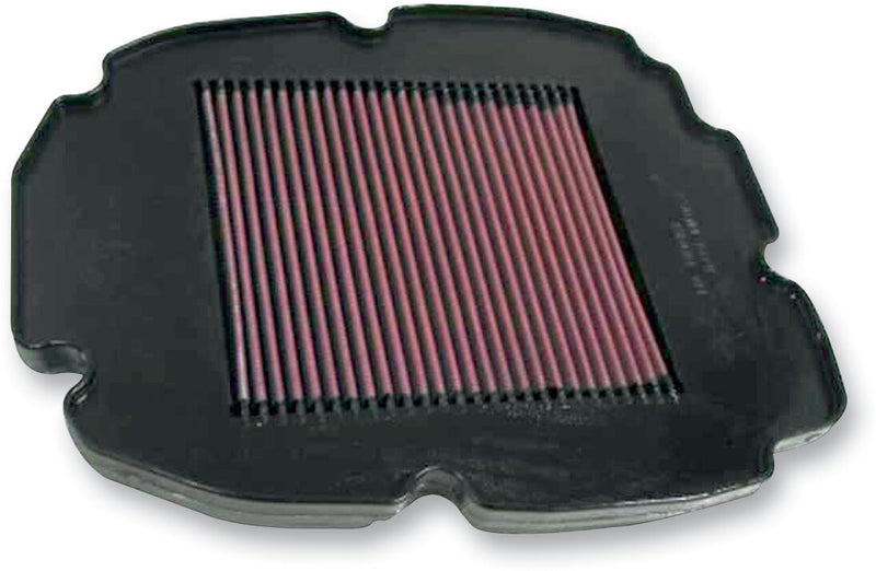 K & N OE Replacement High-Flow Air Filter for 1998-2009, 2011-2020 HONDA VFR 800 Black Red - HA-8098