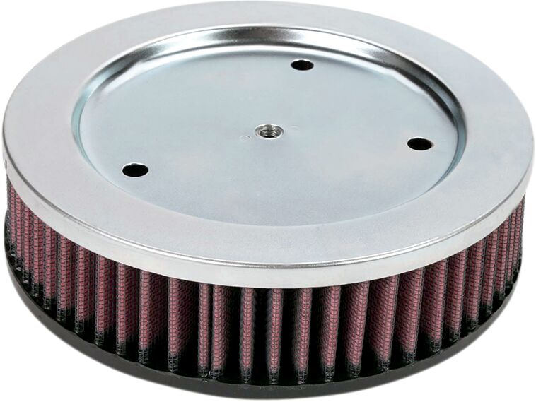 K & N Replacement High-Flow Air Filter Black Red