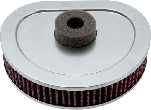 K & N Replacement High-Flow Air Filter for 1983-1984, 1986-1999 Harley-Davidson Black Red