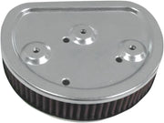 K & N Replacement High-Flow Air Filter for 1990, 1993-2003 Harley-Davidson Red