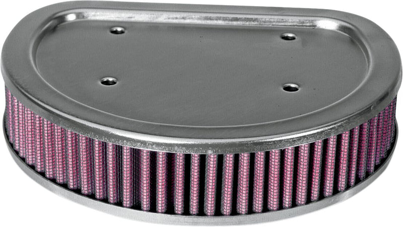K & N Replacement High-Flow Air Filter for 1999-2006 Harley-Davidson Black Red