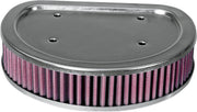 K & N Replacement High-Flow Air Filter for 1999-2006 Harley-Davidson Black Red - HD-8899