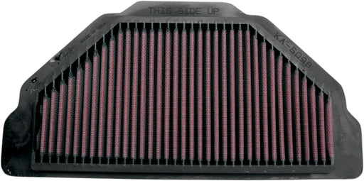 K & N OE Replacement High-Flow Air Filter for 1998-2007 KAWASAKI Black Red