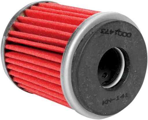 K & N Performance Oil Filter Red Silver Standard Cartridge