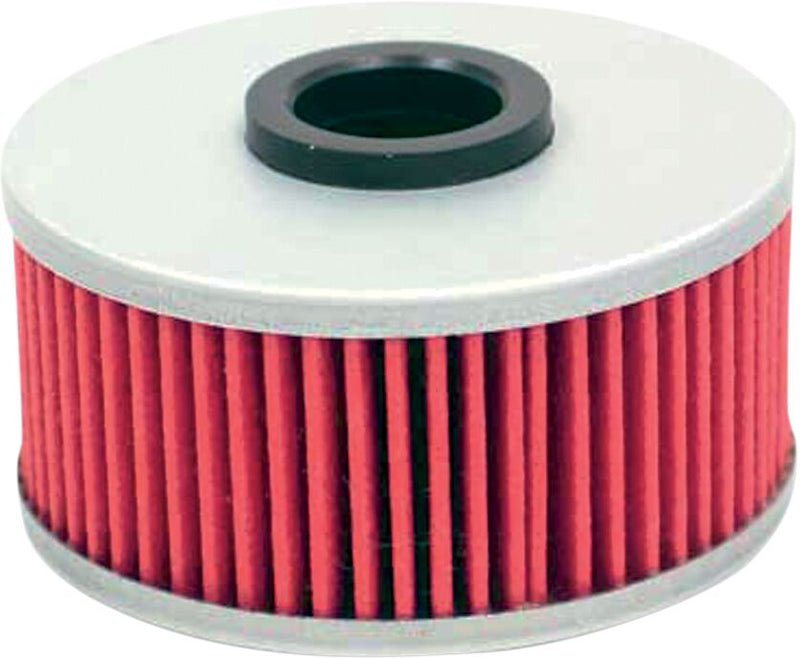 K & N Performance Oil Filter for 1977-1994, 1997 YAMAHA Red Silver Standard Cartridge