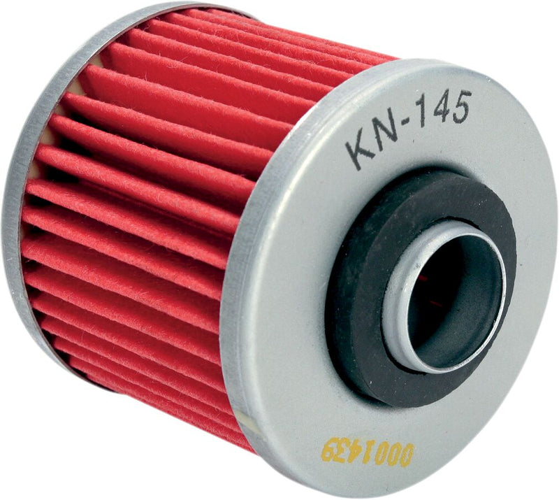 K & N Performance Oil Filter Red Silver Standard Cartridge