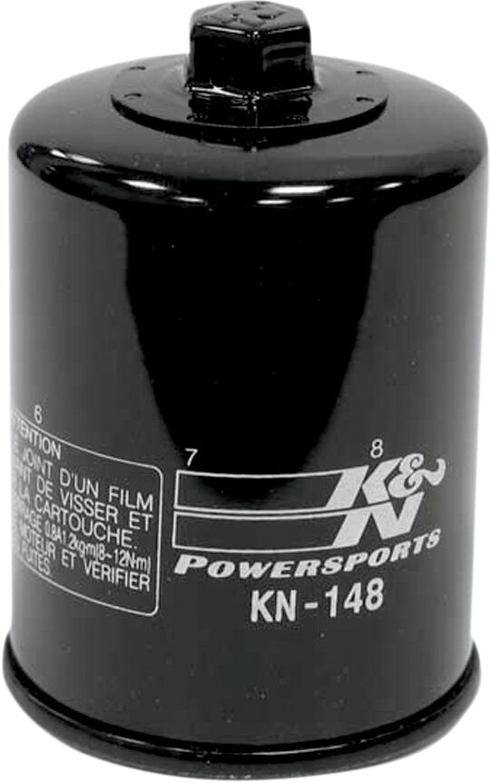K & N Performance Oil Filter Black Premium Spin-On