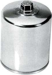 K & N Performance Oil Filter Chrome Silver Standard Spin-On