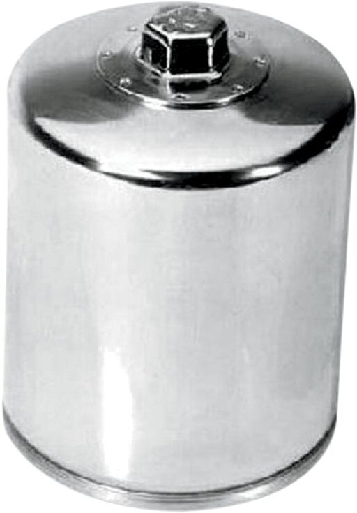 K & N Performance Oil Filter Chrome Silver Standard Spin-On