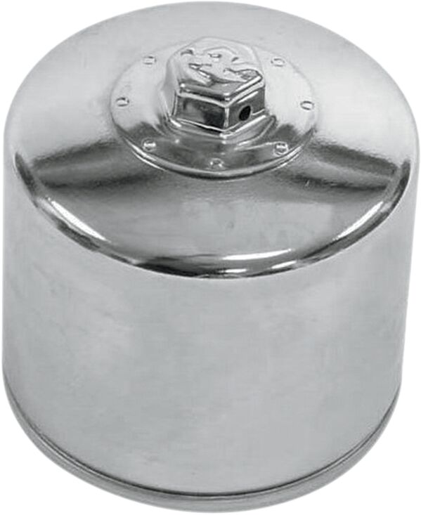 K & N Performance Oil Filter for 1980-1986 Harley-Davidson Chrome Silver Standard Spin-On